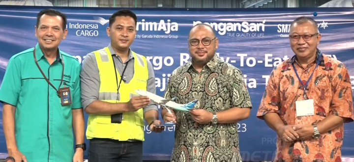 Pangansari Utama Kirim 150 Ton Makanan Siap Santap ke Arab Saudi