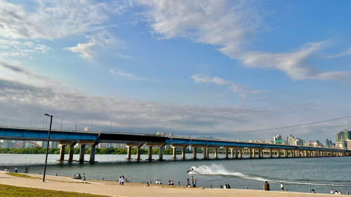 Sungai Han, Korea Selatan. Foto: Medcom.id/Fatha Annisa
