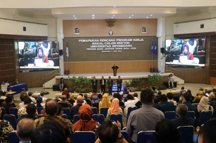 Pilrek Undip, 4 Bakal Calon Rektor Paparkan Rencana Program Kerja