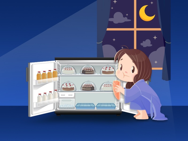 Makan Malam sebelum Tidur? Ini yang Terjadi pada Tubuh