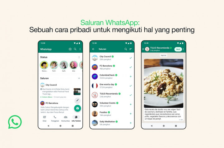 WhatsApp Hadirkan Fitur Channel