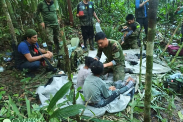 Hilang 40 Hari di Amazon, Anak-anak Suku Asli Kolombia Ditemukan Selamat