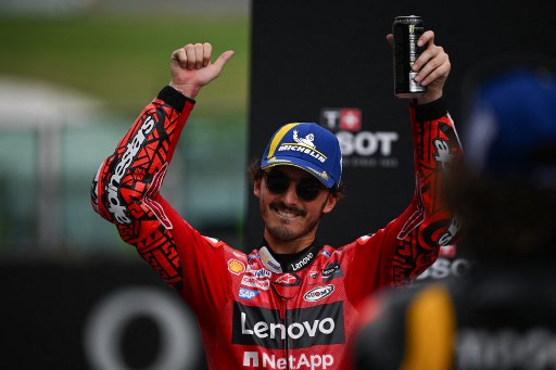 Francesco Bagnaia Tercepat di Balapan Sprint MotoGP Italia