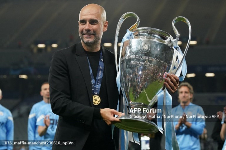 Guardiola Minta City Tetap Membumi Setelah Juara Liga Champions