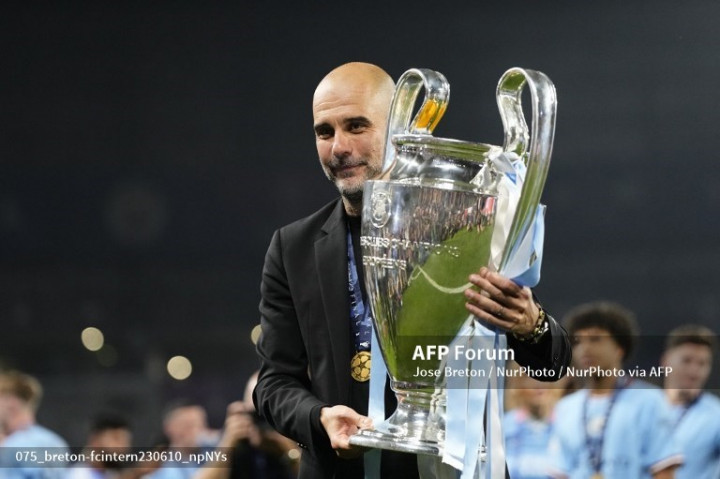 Guardiola Belum Puas dengan Liga Champions Perdana City