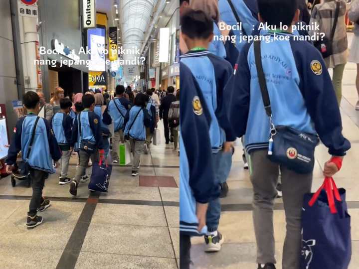 Viral! Rombongan Siswa SD Study Tour ke Jepang Ternyata Peserta Pertukaran Pelajar