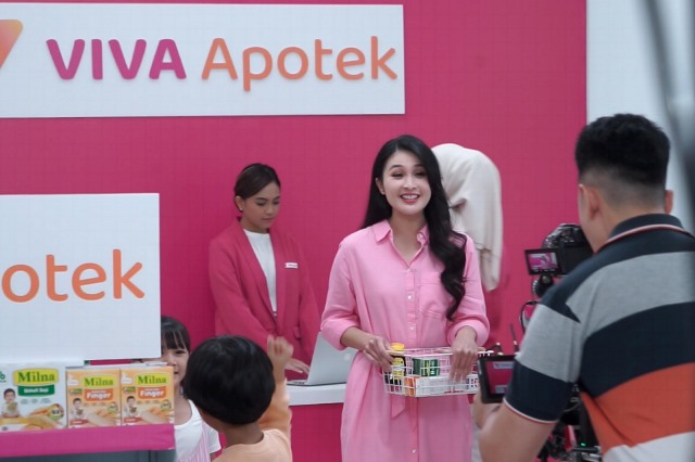 Sandra Dewi didapuk jadi Duta dari Viva Apotek. (Foto: Dok. Istimewa)
