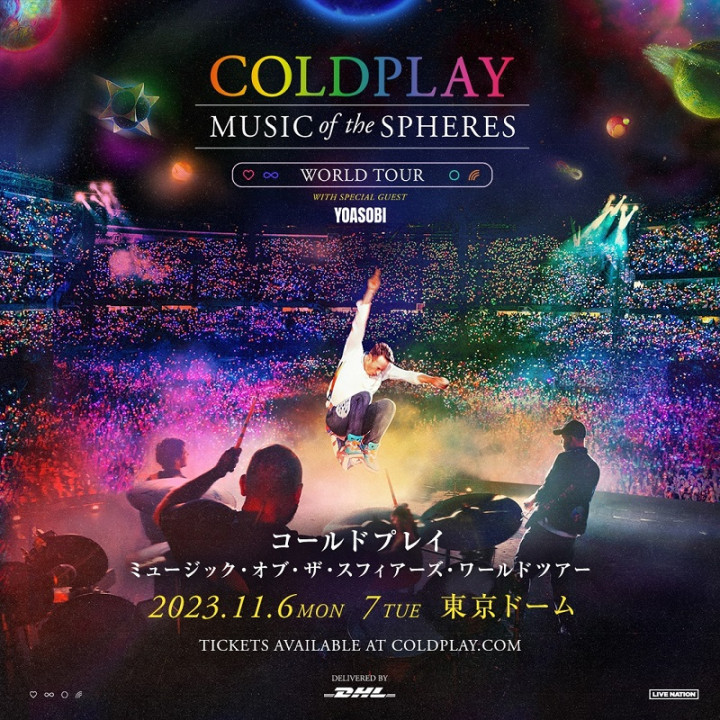Dimeriahkan YOASOBI, Segini Harga Tiket Konser Coldplay di Jepang