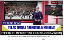 [Cek Fakta] Beredar Video Anies Baswedan Ajak Masyarakat Tolak Kedatangan Timnas Argentina? Begini Faktanya