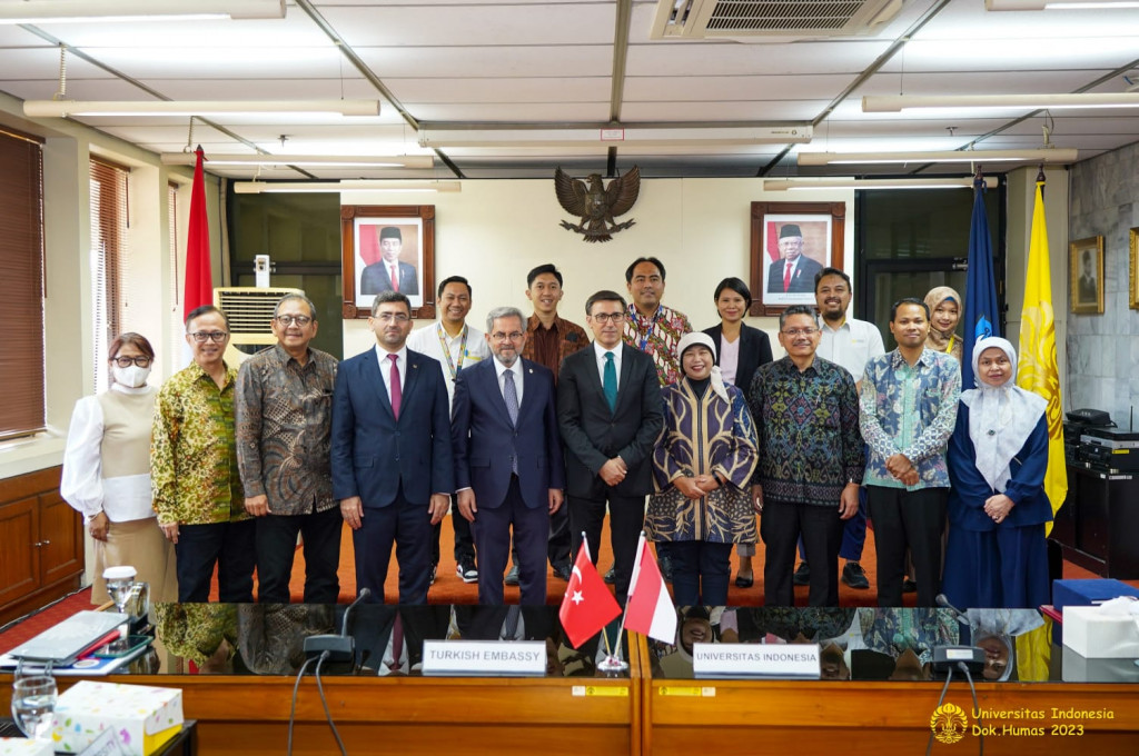 Pertemuan UI dan Delegasi Turki. DOK UI