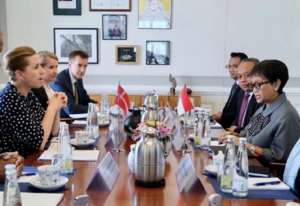 Temui PM Denmark, Menlu Retno Minta Investasi Diperbanyak