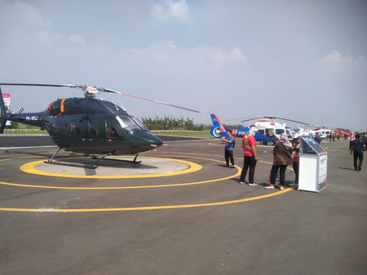 Pameran Helikopter Pertama di Indonesia Resmi Dibuka, Pengunjung Hingga 3.500 Orang