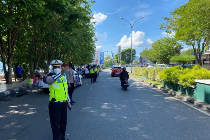 Sebanyak 776 Kendaraan di Ternate Terjaring Tilang Manual