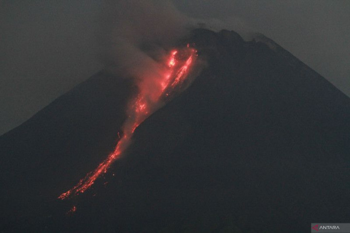 Gempa Guguran Gunung Merapi Terjadi 972 Kali Pekan Ini