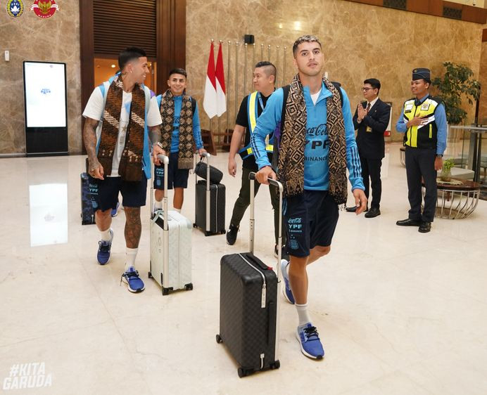 Tiba di Indonesia, Ini Agenda Timnas Argentina di Hari Pertama