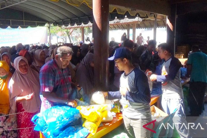 Pasar Murah Jelang Iduladha di Lhokseumawe Diserbu Warga