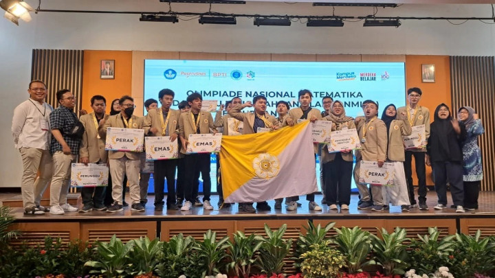 Borong 15 Medali, Bawa UGM Jadi Juara Umum II ON MIPA 2023