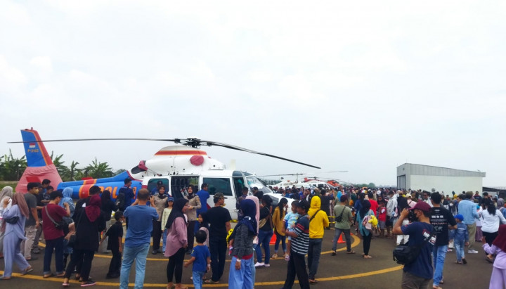 Heli Expo Asia di Bandara Soetta Sedot Hingga 17 Ribu Pengunjung