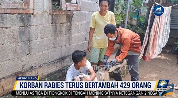 429 Warga Timor Tengah Selatan Korban Korban Gigitan Hewan Rabies