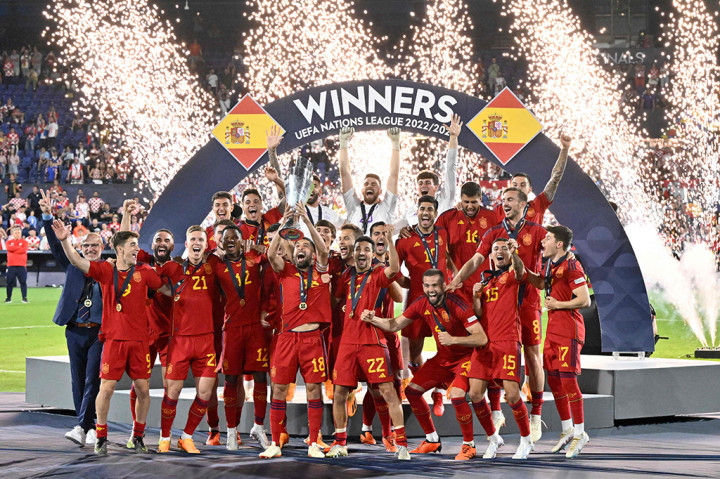 Kalahkan Kroasia, Spanyol Juara UEFA Nations League