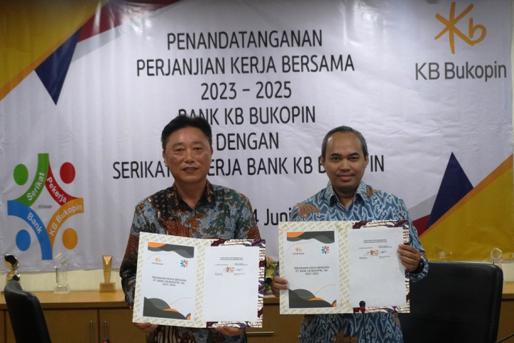 Komitmen Dukung Kesejahteraan Pekerja, KB Bukopin dan Serikat Pekerja Teken Perjanjian Kerja Bersama