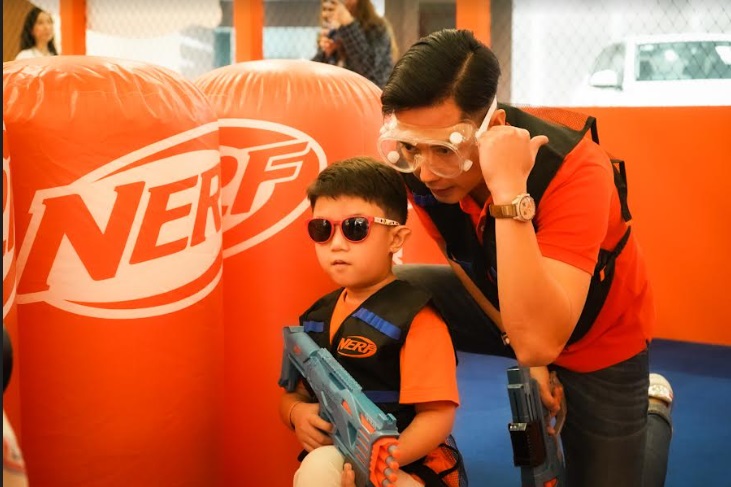 Uji akurasi individu di Nerf Challenge. Dok. Aulia/Medcom