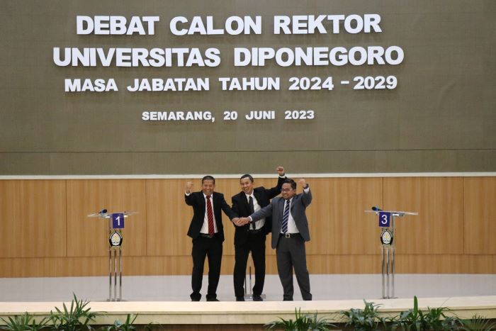 Selamat! Suharnomo Jadi Rektor Terpilih Undip Periode 2024-2029