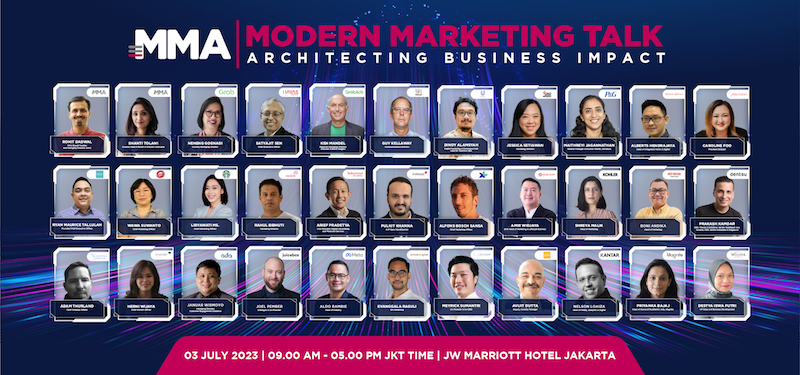 Modern Marketing Talk 2023 diselenggarakan pada 3 Juli, di JW Marriott Hotel Jakarta (Foto:Dok)