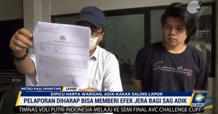 Berebut Harta Warisan, Adik Kakak Saling Lapor ke Mapolda Jambi