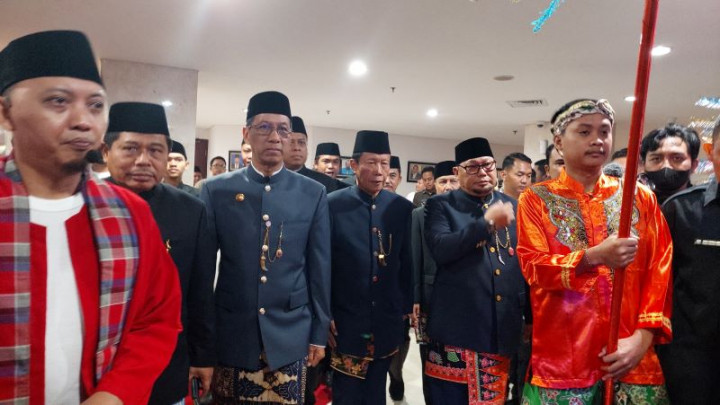 Heru dan Sutiyoso Hadiri Rapat Paripurna HUT Ke-496 Jakarta