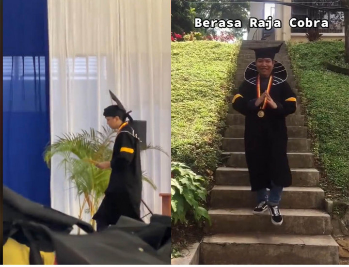 Uniknya Toga Wisuda UPI Terbaru, Topi 'Model' <i>Sunroof</i> sampai Jubah Ular Kobra