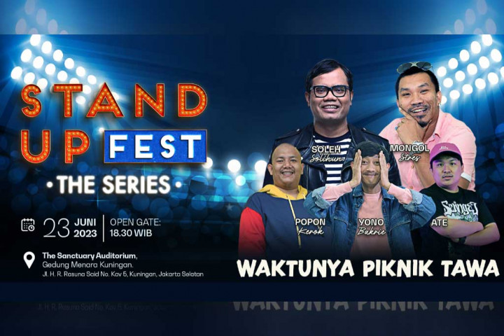 Jangan Lewatkan Stand Up Fest Malam Ini, Ada Soleh Solihun, Ate hingga Mongol Stres