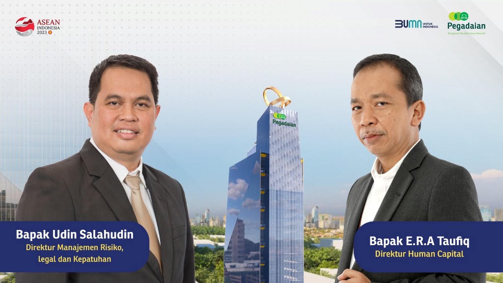 Menteri BUMN dan Direktur Utama PT Bank Rakyat Indonesia (Persero) Tbk selaku Para Pemegang Saham, melakukan perubahan susunan kepengurusan PT Pegadaian. (Foto: Dok. Pegadaian)