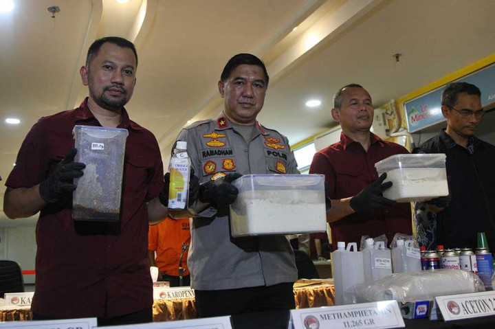 Bareskrim Polri Ungkap Pabrik Sabu Jaringan Iran di Jakarta