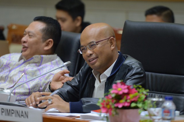 Politikus Partai Gerindra Desmond Mahesa. Foto: Dok DPR