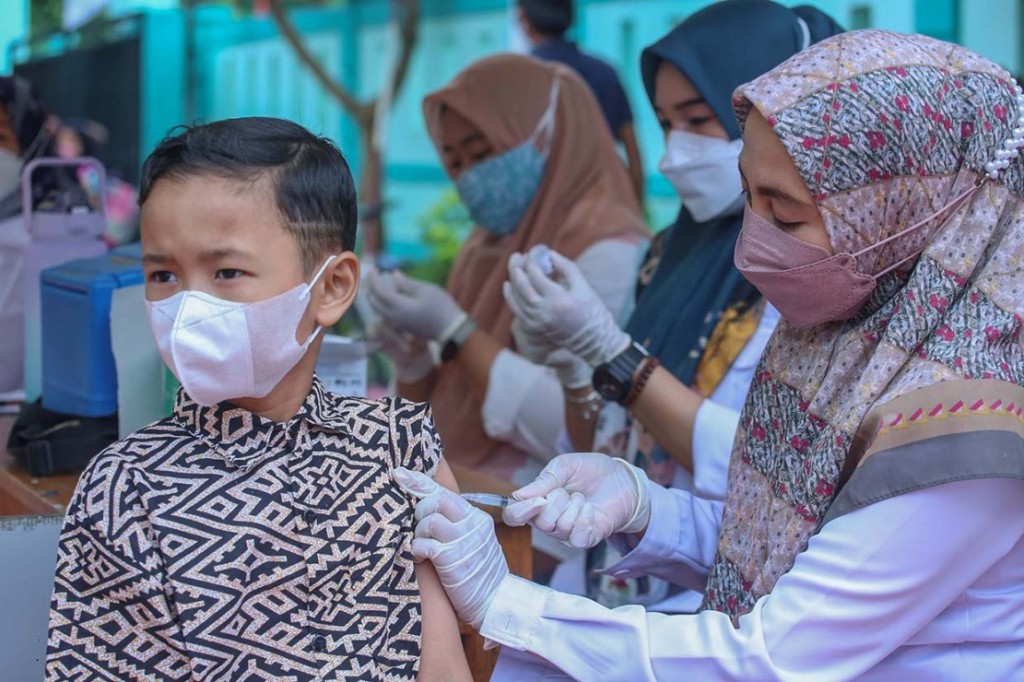 Vaksinasi anak (Foto: dok. MI)
