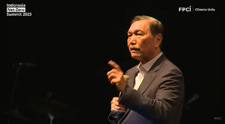 Luhut Tegaskan Net Zero Indonesia Tergantung Teknologi dan Disiplin Bersama