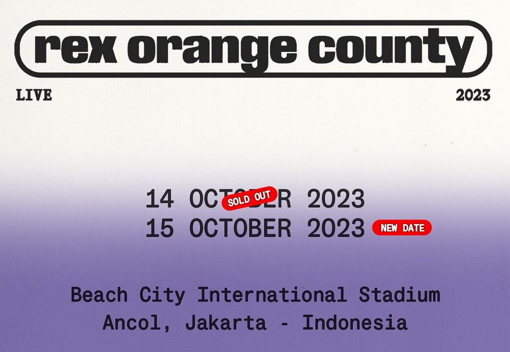 Rex Orange County konser di Jakarta (Foto: instagram)