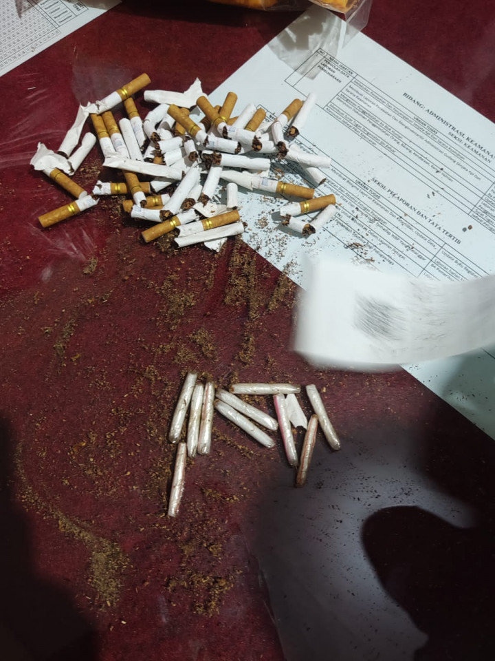 Sabu dan Ineks Diselundupkan ke Lapas Malang Lewat Rokok