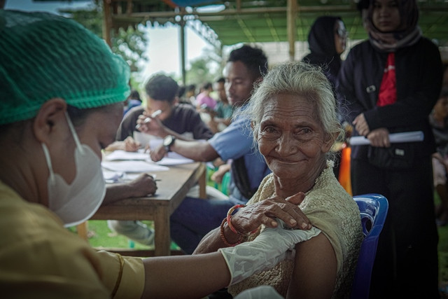Pemerintah Indonesia dan AIHSP berbagi pembelajaran terkait komunikasi risiko covid-19. (Foto: Dok. Istimewa)
