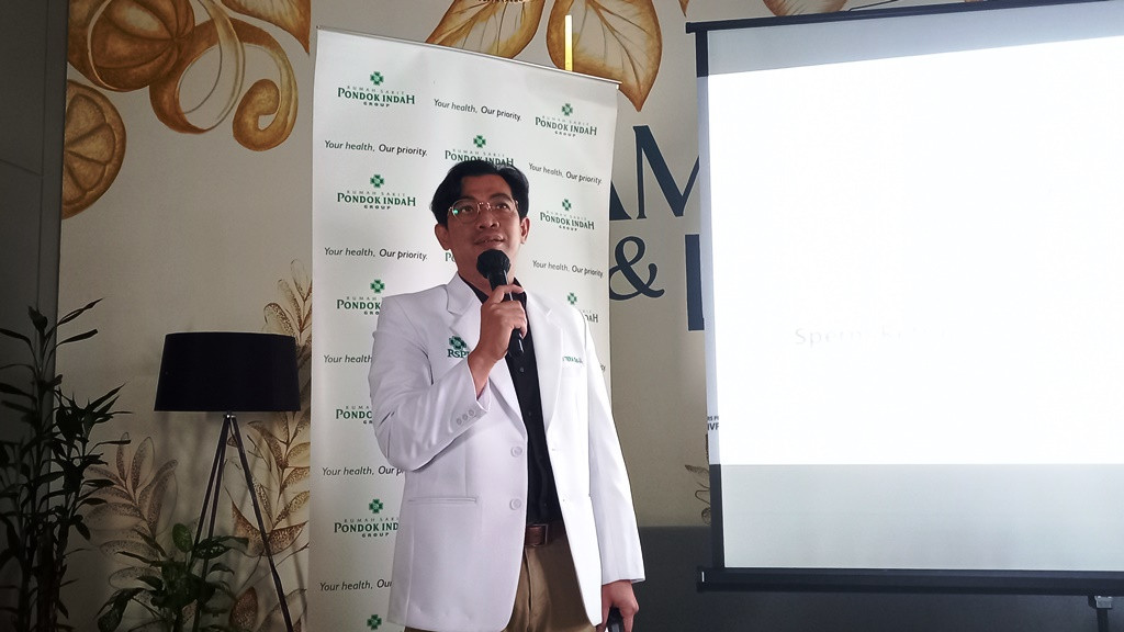 dr. Hery Tiera Sp.U selaku Dokter Spesialis Urologi dari Rumah Sakit Pondok Indah. Foto: Aulia/Medcom
