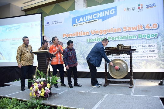 IPB Luncurkan Tiga Inovasi Hasil Penelitian Unggulan Sawit 4.0