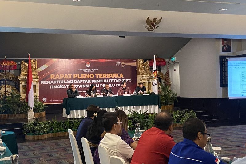 KPU Bali Tetapkan DPT Pemilu 2024 Sebanyak 3.269.516 Orang