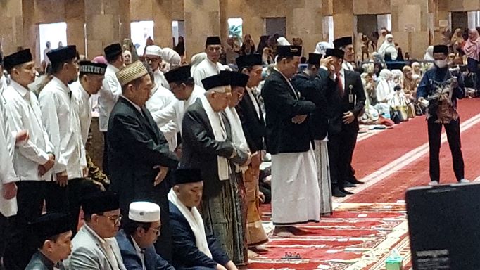 Wapres Laksanakan Salat Iduladha di Masjid Istiqlal