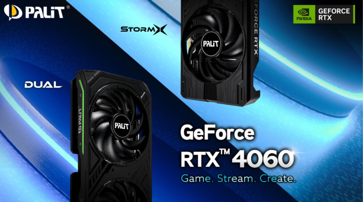 Palit Umumkan Jajaran GeForce RTX 4060 Dual dan StormX Series