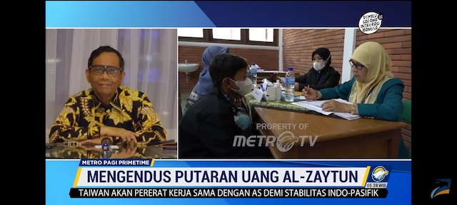 Menko Polhukam Ungkap 256 Rekening Bank Milik Panji Gumilang