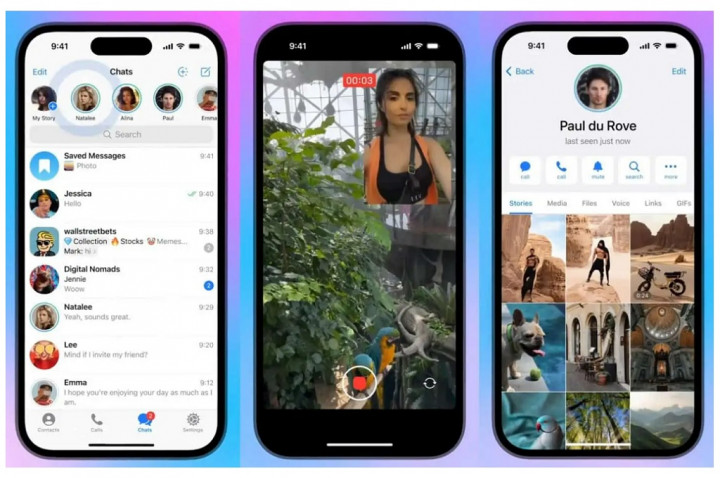 Telegram akan Perkenalkan Fitur Stories Bulan Depan