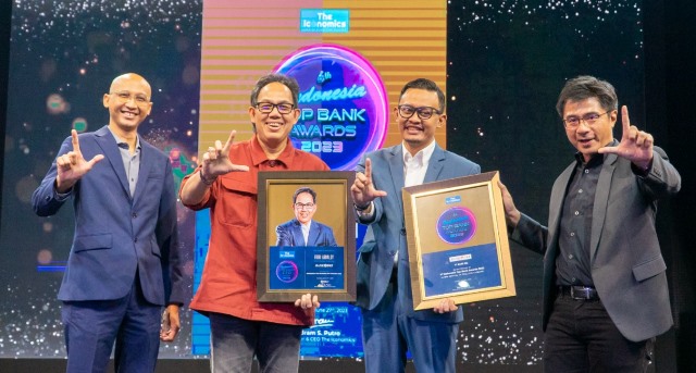 Ajang 4th Indonesia Top Bank Awards 2023 dan Indonesia Top Banking CEO 2023 yang diselenggarakan The Iconomics.