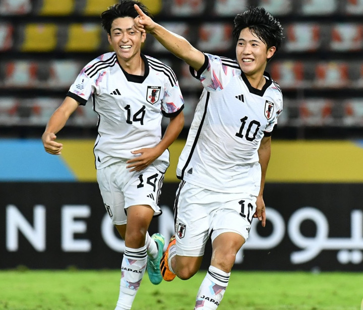 Unik! Pemain Jepang U-17 Ini Suit Dulu Sebelum Cetak Gol Tendangan Bebas