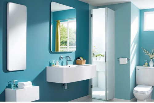 6 Ide-Ide Dekorasi Dinding Kamar Mandi yang Cantik dan Menarik